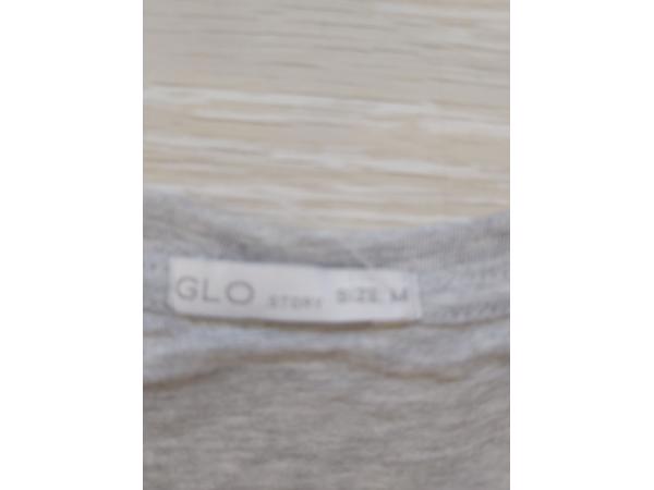 Glo-Story- t-shirt grijs much better together M