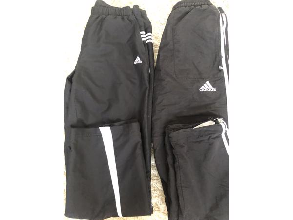 2 stuks als nieuw Adidas sportbroeken