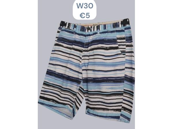 Ature korte broek blauw W30