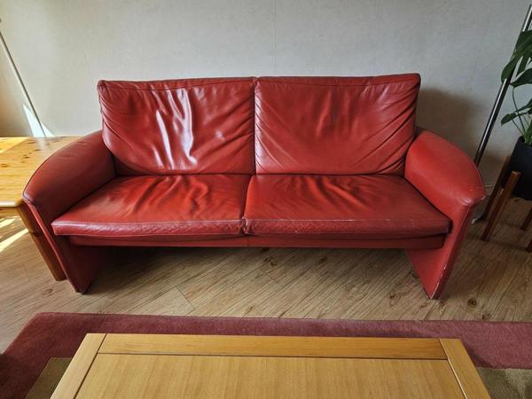 Antipode 2-zits, 2.5 zits bank en fauteuil, leer.