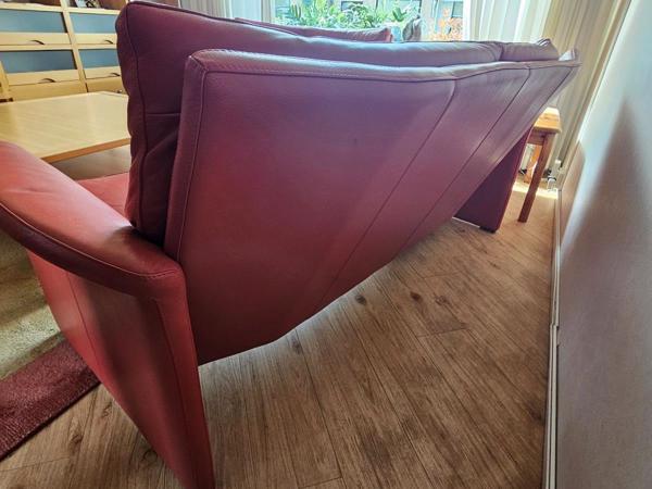 Antipode 2-zits, 2.5 zits bank en fauteuil, leer.
