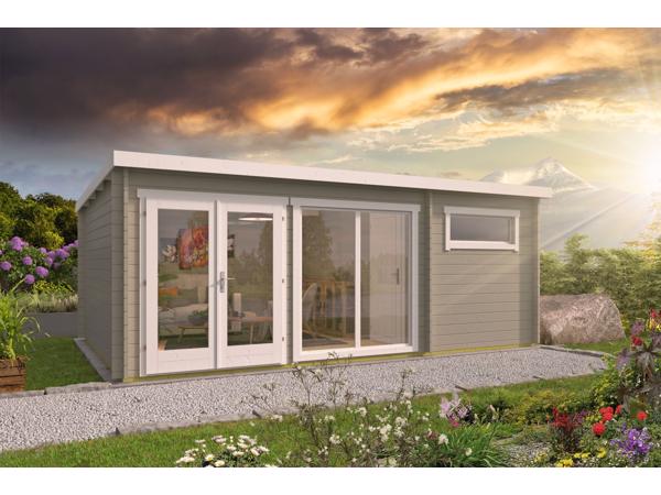 Blokhut - Tuinhuis Flow 2.0 | 40 mm | vuren onbehandeld