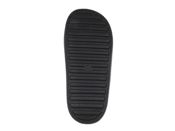Slippers effen zwart 44
