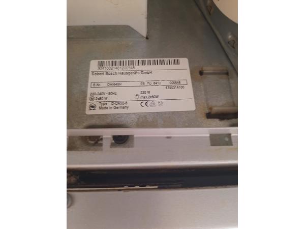 Bosch afzuigkap, 60 cm, inbouw, 2 motoren, 22 jaar oud