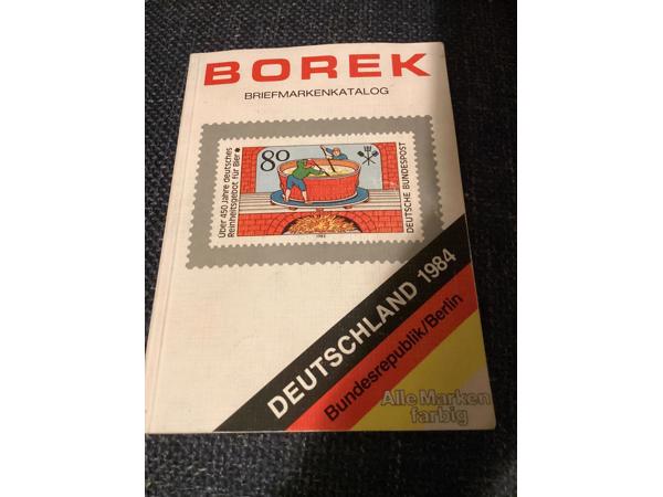 Borek briefmarkenkatalog Deutschland 1984 BRD Duitsland