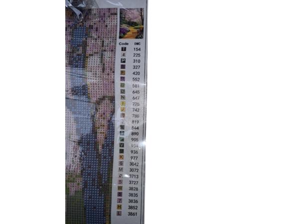 nr 65 Diamond Painting bloemen bos 50x40cm (vierkant)