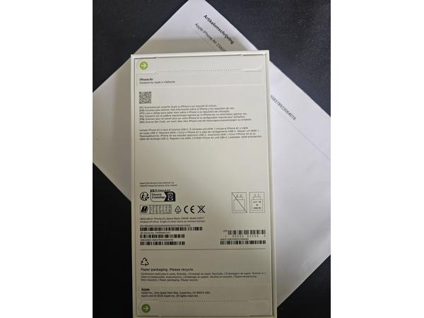 (NIEUW&VERZEGELD) Iphone Air Zwart 256GB
