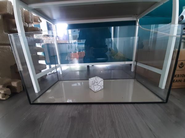 Aquarium/terrariumbak zonder deksel
