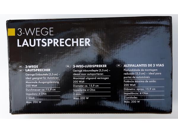 *NIEUW* SilverCrest inbouw 3-weg speakers 200 Watt in doos