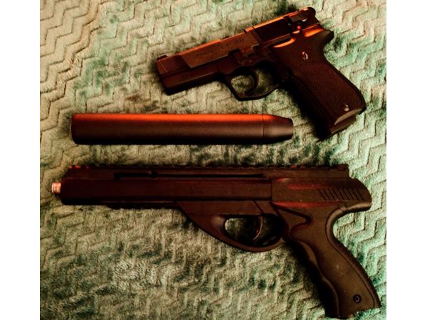 2 x co2 pistool z.g.a.n