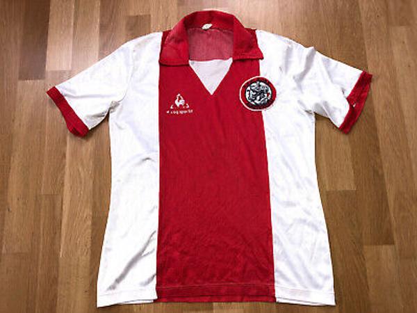 2 Ajax hirts le coq sportif! Jaren 80 Maat L en M z.g.a.n.