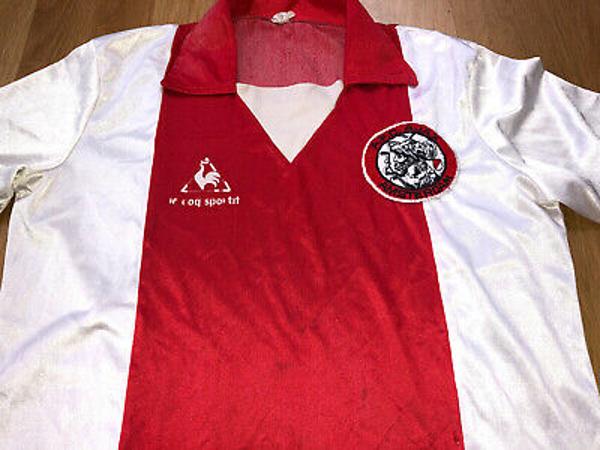2 Ajax hirts le coq sportif! Jaren 80 Maat L en M z.g.a.n.