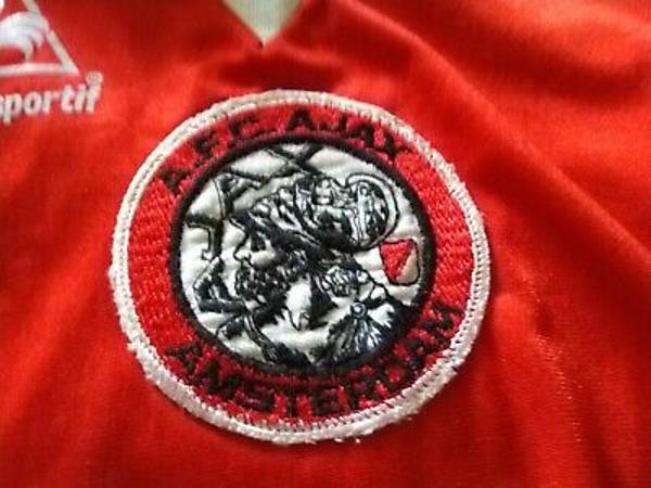 2 Ajax hirts le coq sportif! Jaren 80 Maat L en M z.g.a.n.