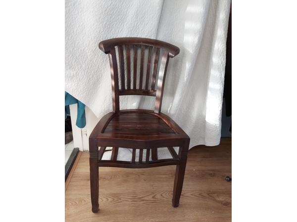 Teak houten eetkamerstoelen