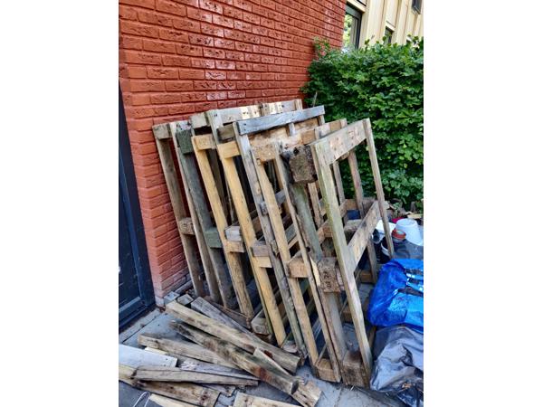 Oude pallets / Resthout - brandhout
