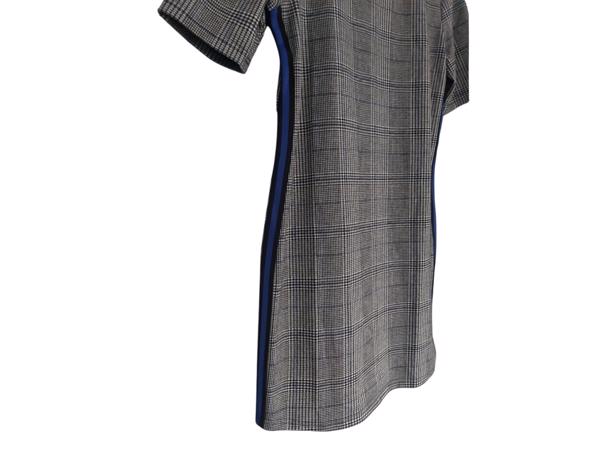 SoSoire jurk geruit grijs blauw M