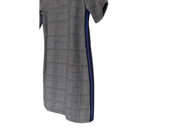 SoSoire jurk geruit grijs blauw M