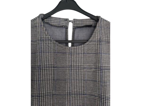 SoSoire jurk geruit grijs blauw M