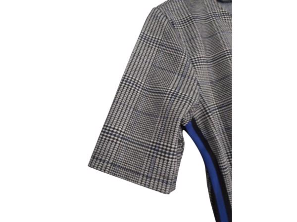 SoSoire jurk geruit grijs blauw M