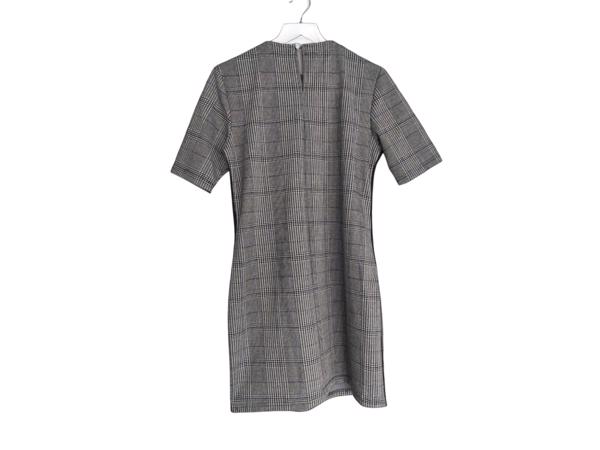 SoSoire jurk geruit grijs blauw M