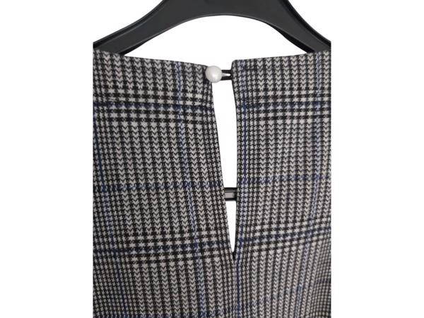 SoSoire jurk geruit grijs blauw M