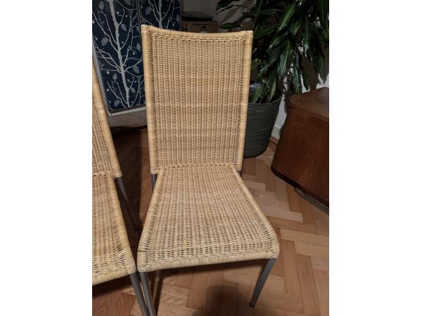 3 Rotan stoelen