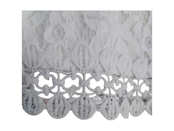 Jurkje zwart met wit kant L 40/42