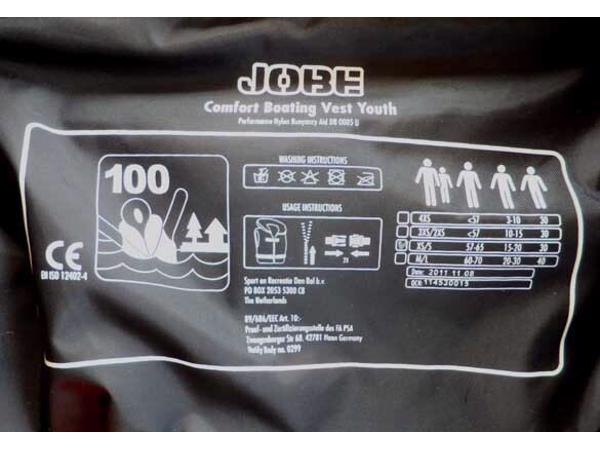 Reddingsvest "Jobe" 15 - 20 kg voor kinderen