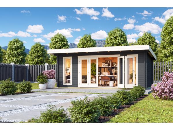 BLOKHUT Sussex 1 + Bifold Door 2600X1957