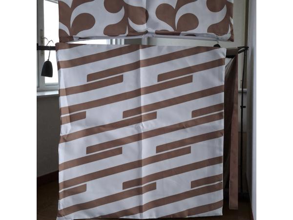 Set van 4 kussenhoezen bruin home sweet home 45x45cm