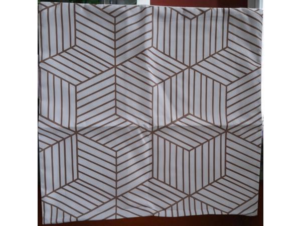 Set van 4 kussenhoezen bruin home sweet home 45x45cm