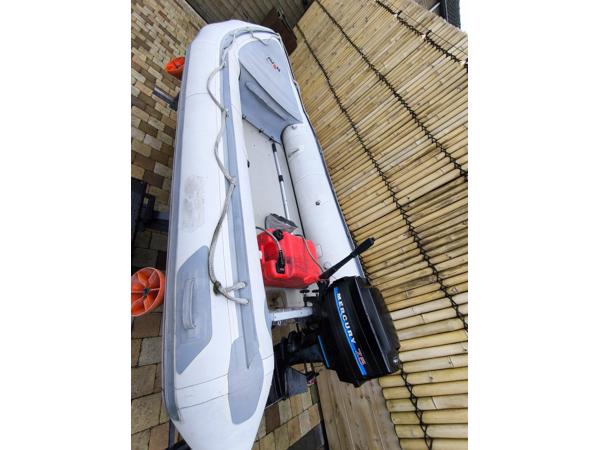 Rubberboot Rib Avon s340 met mercury 7.5pk 2takt