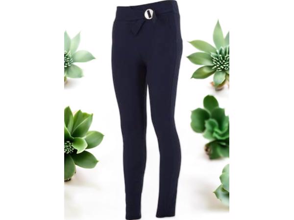 Fashion legging effen donkerblauw S/M