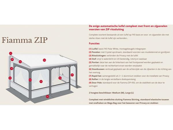 Fiama F45S Privacy Room voortentluifel