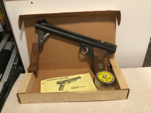 Benjamin-Sheridan Pomp pistool  Kaliber 20  5 mm