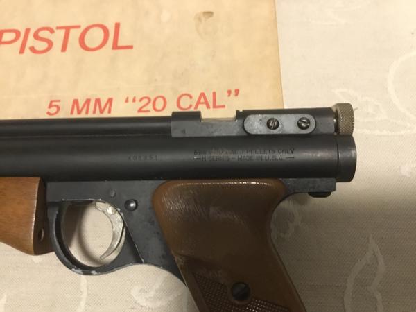 Benjamin-Sheridan Pomp pistool  Kaliber 20  5 mm