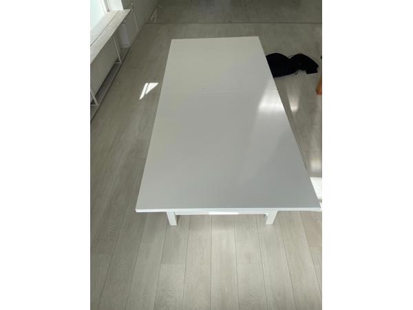 witte tafel (uitschuifbaar)