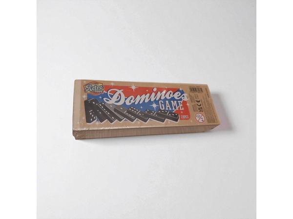 Klassieke Domino spel in houten doos bordspel