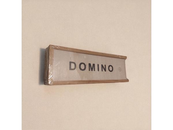 Klassieke Domino spel in houten doos bordspel