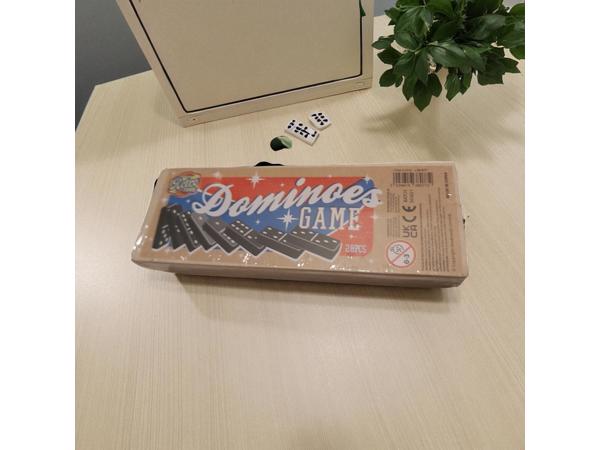 Klassieke Domino spel in houten doos bordspel