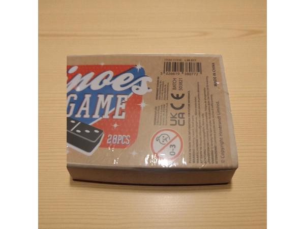 Klassieke Domino spel in houten doos bordspel