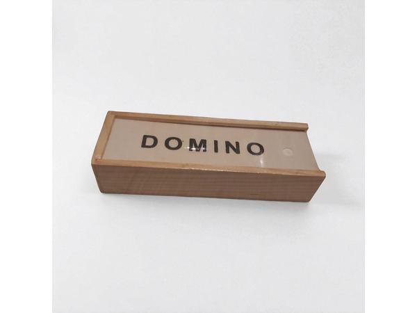 Klassieke Domino spel in houten doos bordspel