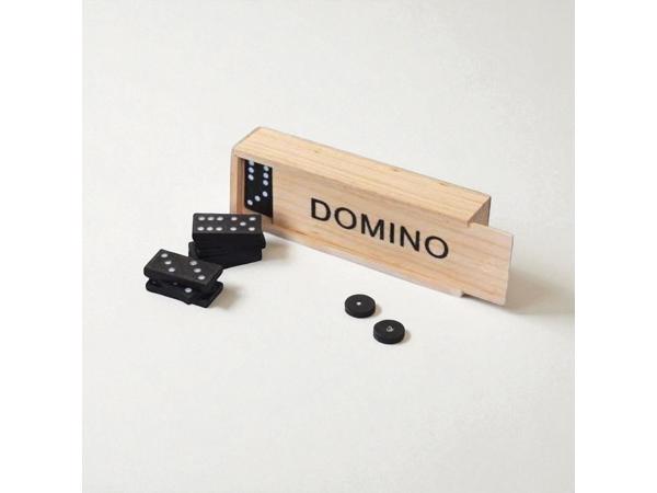 Klassieke Domino spel in houten doos bordspel