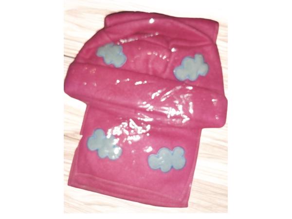 Winter fleece set kinderen roze one size