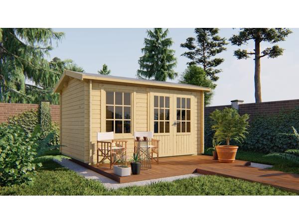 Blokhut - Tuinhuis Chloe | 40 mm | vuren onbehandeld