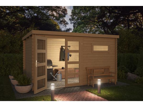 Blokhut Timian 380x230 Onbehandeld vuren