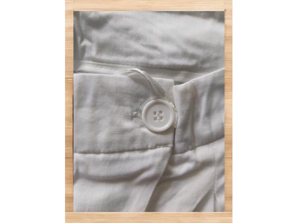 Broek wit met hoge taille L