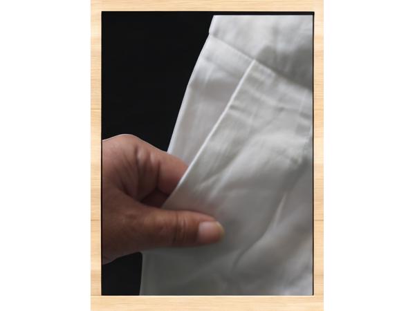 Broek wit met hoge taille L