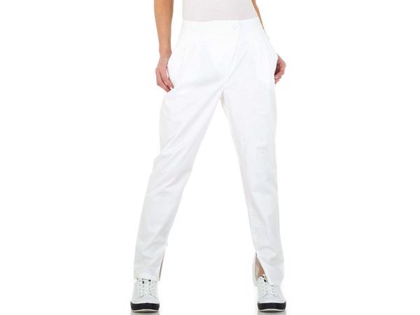 Broek wit met hoge taille L