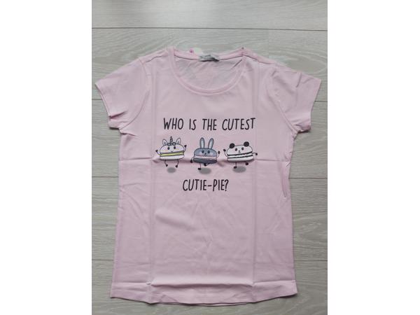 Glo-Story t-shirt cutest pie roze 152